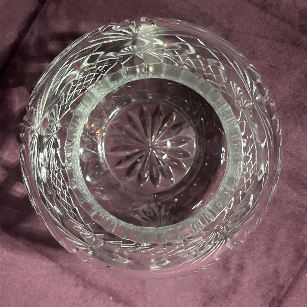 1980’s Rogaska Clear Cut Crystal Glass Decorative Bowl - Picture 3 of 8